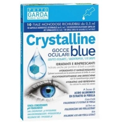 Crystalline Blue - moisturizing eye drops 10 single-dose vials