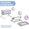 Next2Me PopUp - Grey Mist co-sleeping cot