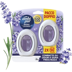 bathroom - 2 room fresheners with the lavender fragrance