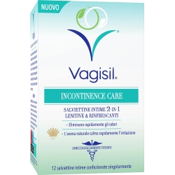 Incontinence Care - 12 soothing and refreshing 2-in-1 intimate wipes
