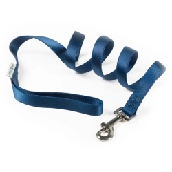 Nylon leash 15 mm x 120 cm navy blue