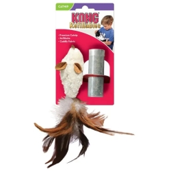 Refillables Feather Mouse - Plush toy for cats