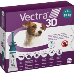 Vectra 3D - Pesticide 3 pipettes 4-10 Kg