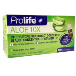 Prolife Aloe 10x - Probiotic Supplement 10 ampoules of 8 ml