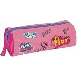 Pen holder bag with Flor Decorations