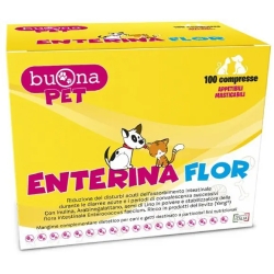 Enterina Flor - Complementary feed for dogs and cats 100 tablets