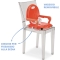 Pocket Snack - Red Booster Seat