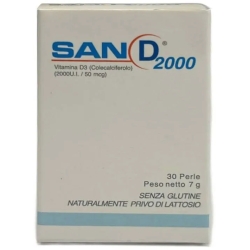 San D 2000 - Vitamin D supplement 30 soft gel capsules