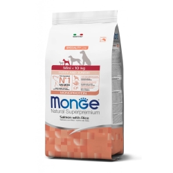  Monge Mini Puppy & Junior salmon with rice - Dry food for dogs 7.5 kg