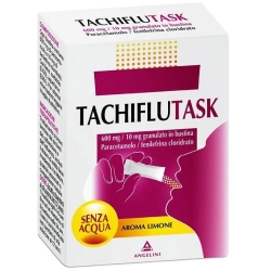 Tachiflutask - Fights cold and flu symptoms 10 sachets lemon flavor