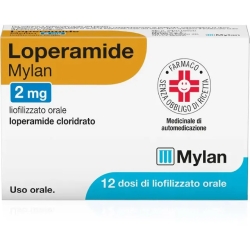 Loperamide 2 mg - Treatment of diarrhea 12 Freeze-dried doses