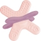 Bite & Relax Phase 2 - pink teether