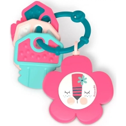 Musical teether ring - Pink