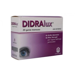 Didralux - 20 disposable gauzes for eye hygiene