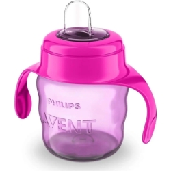 Easy cup 6m + soft spout 200 ml pink