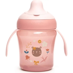 Forest - baby bottle with rigid spout 6m+ pink 200 ml