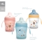 Forest - baby bottle with rigid spout 6m+ pink 200 ml
