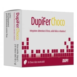 Dupifer Choco - Iron-based food supplement 18 tabs