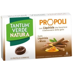 Tanum verde Natura Licorice+honey - Lungs health supplement 15 tablets