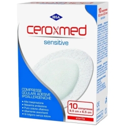 Sensitive - 10 eye tablets adhesive 9.5 cm X 6.5 cm