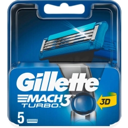 Mach3 Turbo Razor Blades - 1 Pack of 4 Blades
