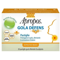 Gola Defens Pro - Menthol Eucalyptol For Throat Protection 20 Pads