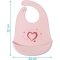 Silicone bib - Pink