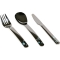 steel cutlery set - blue