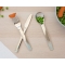 steel cutlery set - blue