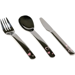 Stainless Steel Cutlery Set - Pink