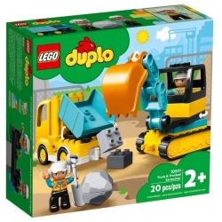 Duplo 10931 - Truck & Tracked Excavator Playset