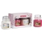 Box Scented candles - Snow Globe Wonderland + Peppermint Pinwheels