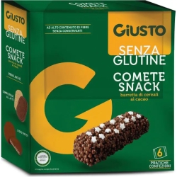 Senza Glutine - Comete Snack - Cocoa cereal bars 120 g
