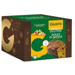 Senza Glutine - Christmas Cake Panettone Figs and Walnuts 600 g