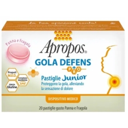 Gola Defence Pro Junior Cream And Strawberry - Sore Throath 20 Tablets
