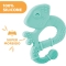 Soft iguana - Silicone teether - Blue