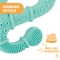 Soft iguana - Silicone teether - Blue