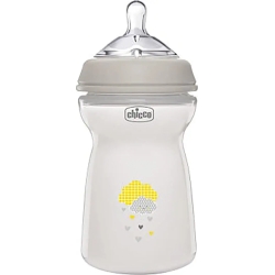 Naturalfeeling 2m+ - Grey fast flow anti-colic bottle 330 ml