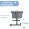 Next2Me Essential - Co-Sleeping Bed - Stone Re_Lux