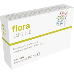 Nutriregular Flora - Live lactic acid supplement 20 Capsules