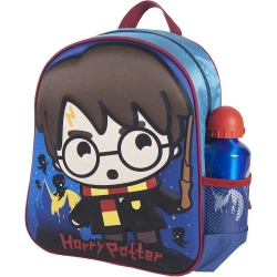 Harry Potter - Backpack With Alluminium Water Bottle 500 Ml