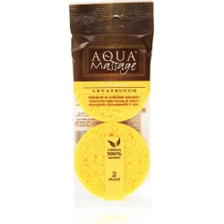 Natural - 2 make-up removing cellulose disk sponges