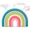 Phase 1 Silicone Teething Ring 0+ - Rainbow