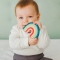 Phase 1 Silicone Teething Ring 0+ - Rainbow
