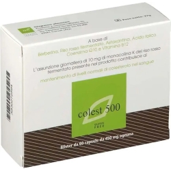Colest 500 - Cholesterol supplement 60 Capsules