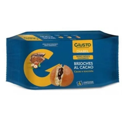 Diabel - Low glycemic index cocoa brioches 4x45 g