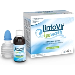 LinfoVir isowash - 8 single-dose vials of 60 ml + 1 nasal dispenser