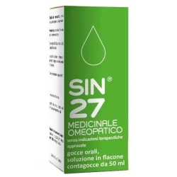 SIN 27 - Homeopathic remedy 50 ml