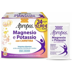 Magnesium Potassium With Carnitine - Energizing Supplement 24 Sachets