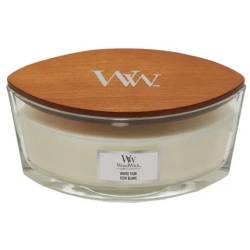 White Teak - Elliptical shaped scented candle 453 g